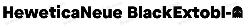 HeweticaNeue BlackExtobl字体转换